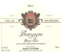 Hubert Lignier Bourgogne Rouge 2011 Front Label