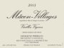 Domaine Perraud Macon-Villages Vieilles Vignes 2013 Front Label