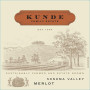 Kunde Merlot 2011 Front Label