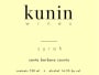 Kunin Santa Barbara County Syrah 2014 Front Label