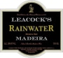 Leacock's Rainwater Madeira 2010 Front Label