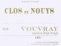 Clos de Nouys Vouvray Sec Blanc 2010 Front Label