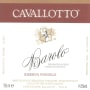 Cavallotto Barolo Vignolo Riserva 2010 Front Label