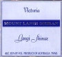 Mount Langi Ghiran Shiraz 1998 Front Label