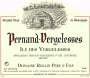 Domaine Rollin Pere et Fils Pernand Vergelesses Ile de Vergelesses Premier Cru Rouge 2012 Front Label
