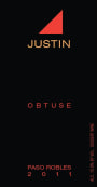 Justin Obtuse 2011 Front Label