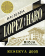 Hacienda Lopez de Haro Reserva 2005 Front Label