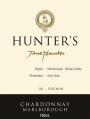 Hunter's Chardonnay 2012 Front Label