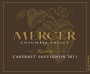 Mercer Estates Reserve Cabernet Sauvignon 2011 Front Label
