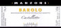 Manzone Barolo Castelletto 2008 Front Label
