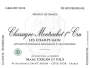 Marc Colin Chassagne Montrachet les Champ Gains Premier Cru 2013 Front Label