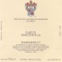 Marchesi di Gresy Barbaresco Gaiun Martinenga 2006 Front Label