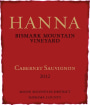 Hanna Bismark Mountain Vineyard Cabernet Sauvignon 2012 Front Label
