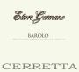 Ettore Germano Barolo Cerretta 2006 Front Label