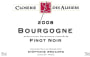 Stephane Brocard - Closerie des Alisiers Bourgogne Pinot Noir 2008 Front Label