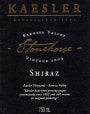 Kaesler Stonehorse Shiraz 2004 Front Label