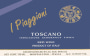 Mocali Toscano I Piaggioni 2007 Front Label