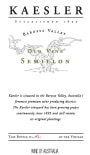 Kaesler Barossa Valley Old Vine Semillon 2012 Front Label