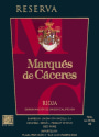 Marques de Caceres Rioja Reserva 2009 Front Label