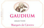 Marques de Caceres Rioja Gaudium 2009 Front Label