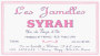Les Jamelles Vins de Pays D'Oc Syrah 2011 Front Label