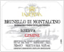 La Serena Brunello di Montalcino Gemini Riserva 2011 Front Label
