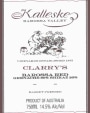 Kalleske Clarry's White 2006 Front Label
