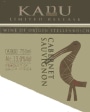 Kanu Cabernet Sauvignon 2000 Front Label
