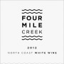 Novy Four Mile Creek White Wine 2012 Front Label