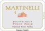 Martinelli Moonshine Ranch Pinot Noir 2011 Front Label