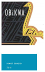 Obikwa Pinot Grigio 2013 Front Label