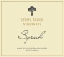 Stony Brook Vineyards Syrah 2010 Front Label