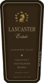 Lancaster Samantha's Sauvignon Blanc 2013 Front Label