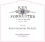 Ken Forrester Sauvignon Blanc 2013 Front Label