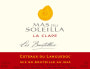 Mas du Soleilla Coteaux du Languedoc La Clape Les Bartelles 2011 Front Label