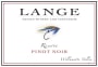 Lange Winery Reserve Pinot Noir 2011 Front Label