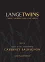 LangeTwins Estate Grown Cabernet Sauvignon 2013 Front Label