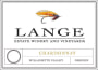 Lange Winery Chardonnay 2015 Front Label