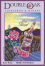 Double Oak Vineyards & Winery Dry Rose 2014 Front Label