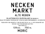 Moric Neckenmarkt Alte Reben Blaufrankisch 2012 Front Label
