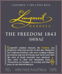 Langmeil The Freedom 1843 Shiraz 2009 Front Label