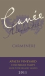 Lapostolle Apalta Vineyard Cuvee Alexandre Carmenere 2011 Front Label