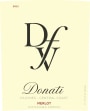 Donati Family Vineyards Merlot 2011 Front Label