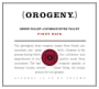 Orogeny Vineyards Pinot Noir 2012 Front Label