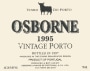 Osborne Vintage Port 1995 Front Label