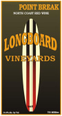 Longboard Point Break Red Blend 2012 Front Label