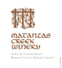 Matanzas Creek Bennett Valley Sauvignon Blanc 2012 Front Label