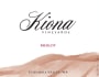 Kiona Merlot 2013 Front Label