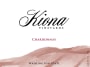 Kiona Chardonnay 2014 Front Label