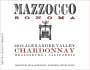 Mazzocco Alexander Valley Chardonnay 2012 Front Label